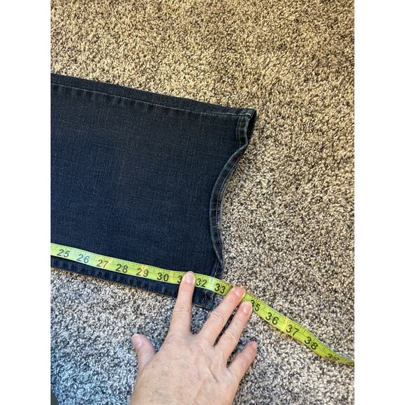 Levi 415 Bootcut Relaxed Jeans Women’s Size 26W Blue Stretch Denim - Picture 4 of 8